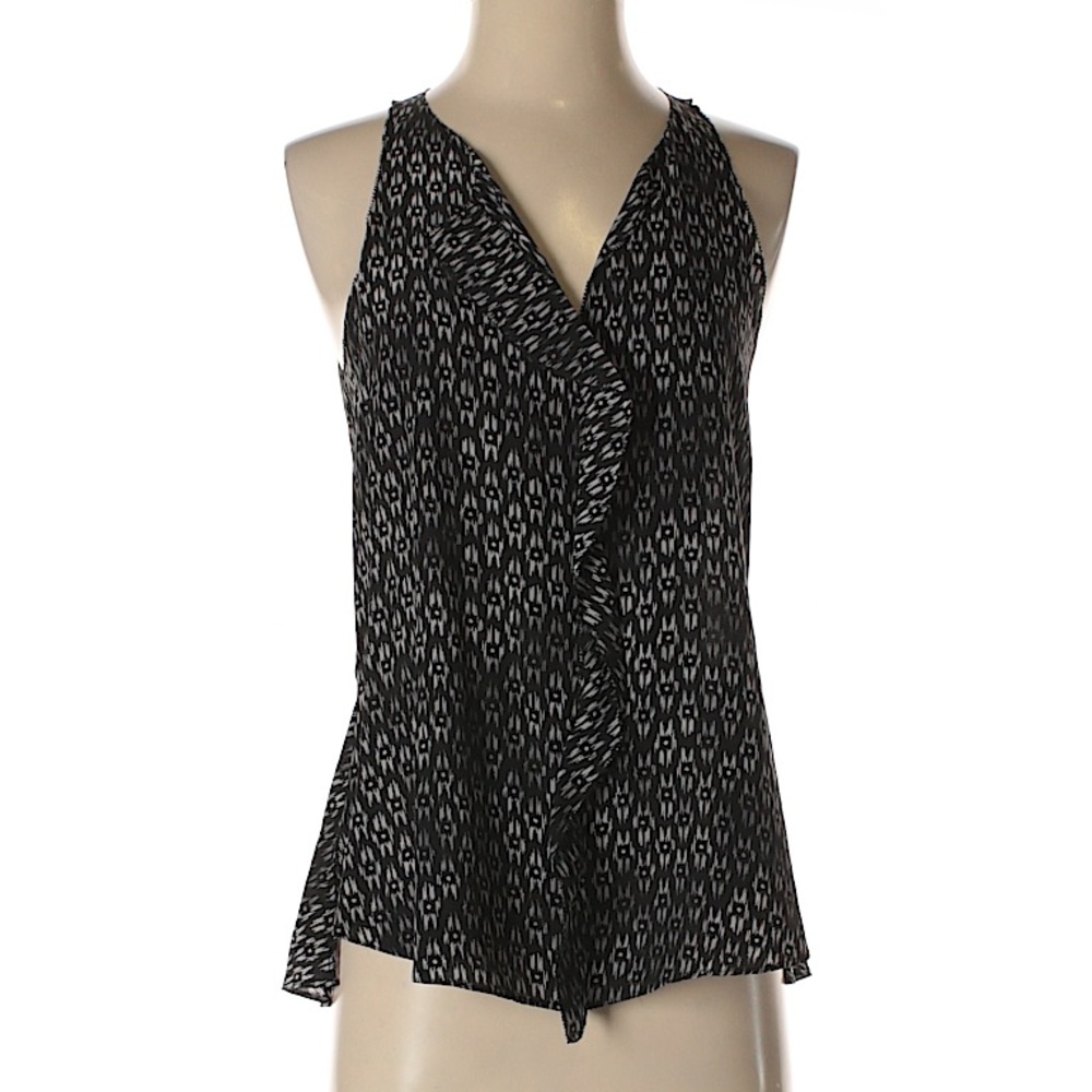 Rebecca Taylor Sleeveless 100% Silk Blouse